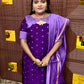 UnStitched raw silk material ( stiched available)