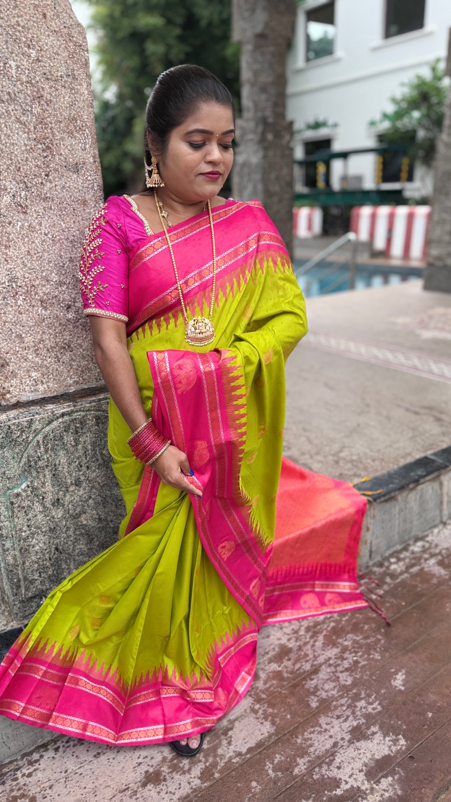 Soft Silk Saree Retta petta