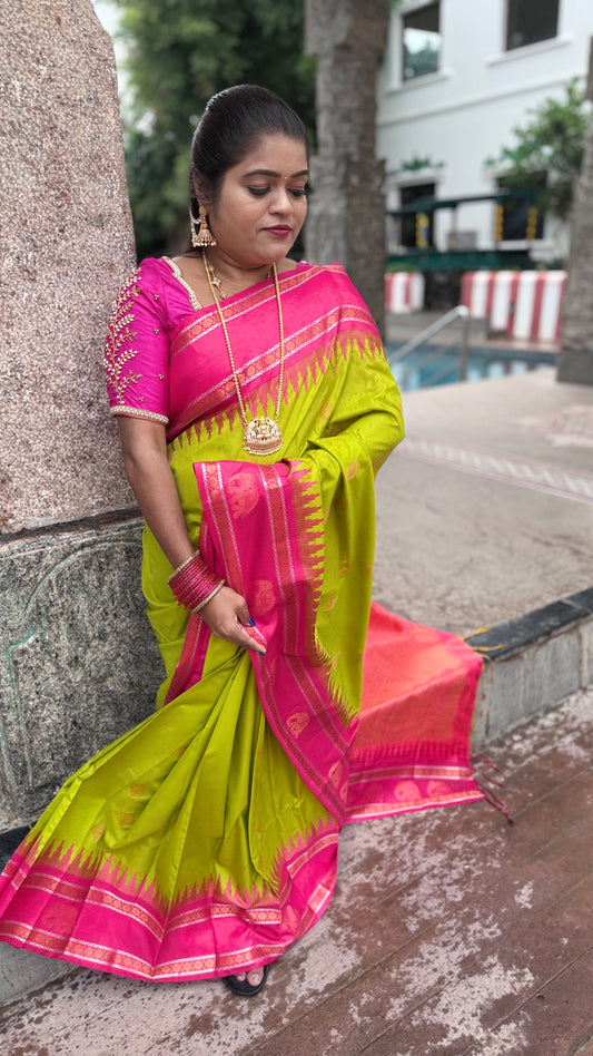 Soft Silk Saree Retta petta
