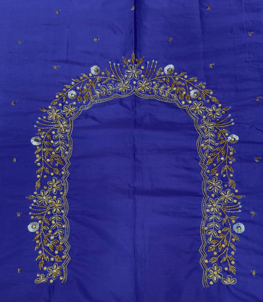 ✨ Elegant Aari Work Blouse Material ✨