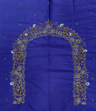 ✨ Elegant Aari Work Blouse Material ✨