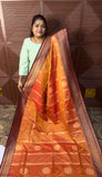KANCHI SOFT SILK SAREE (Sunrise )