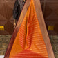KANCHI SOFT SILK SAREE (orange)