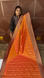 KANCHI SOFT SILK SAREE (orange)