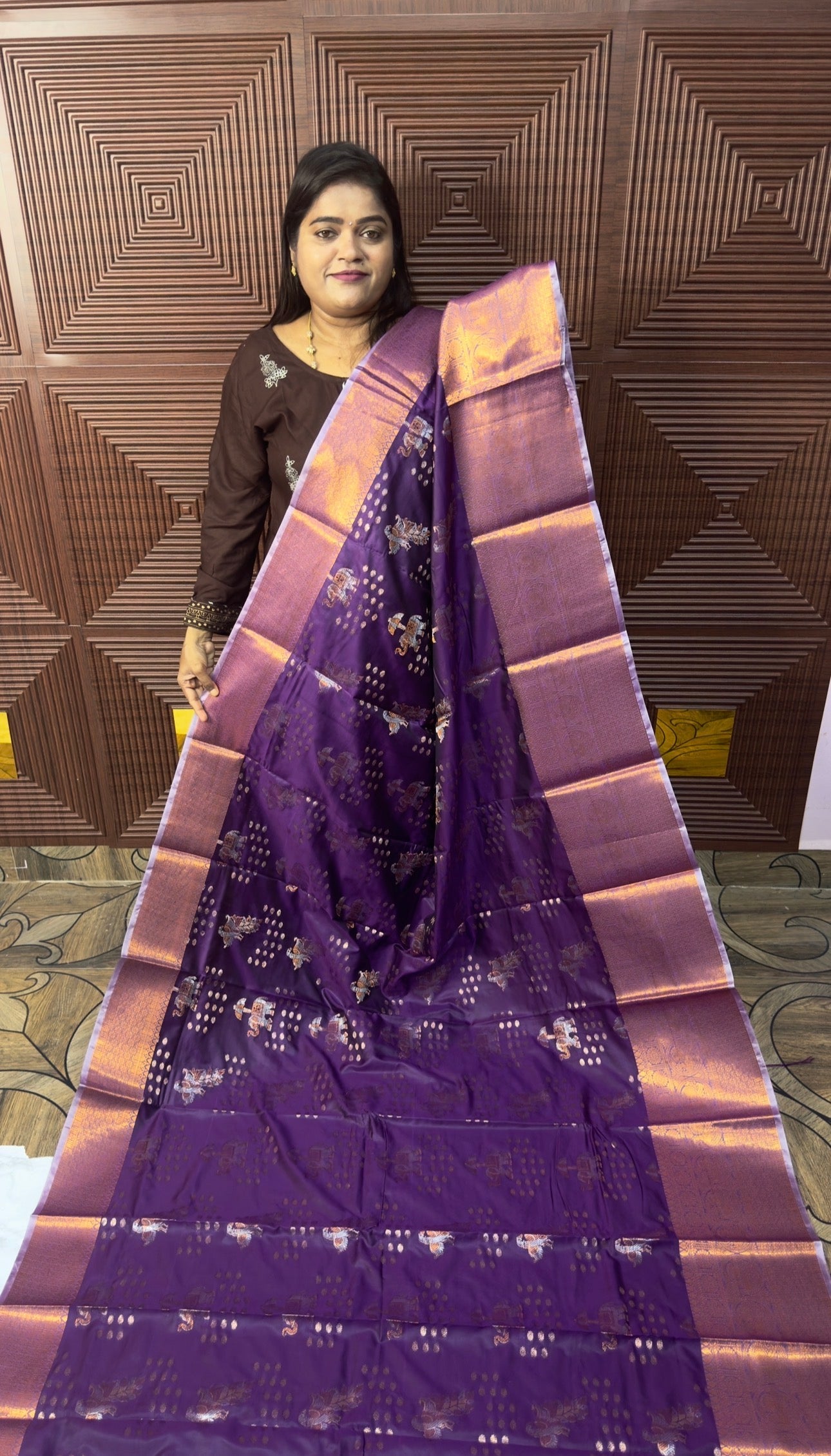 KANCHI SOFT SILK SAREE (eg) PRE BOOKING 15 DAYS