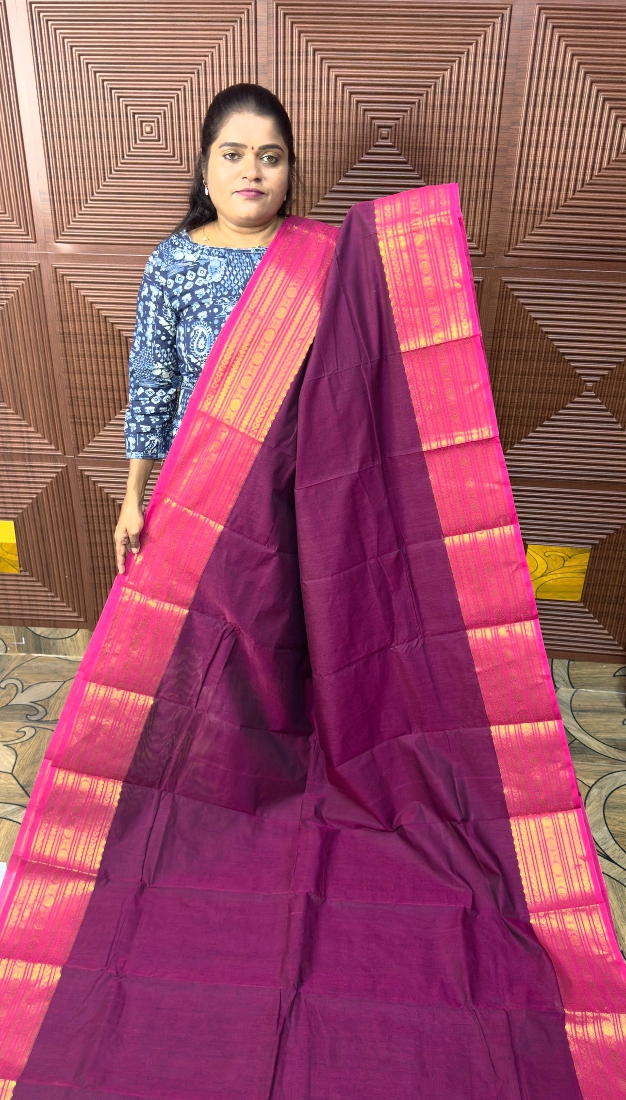 CHETTINADU COTTON SARI (dr pk) pre booking 2 weeks dispatch
