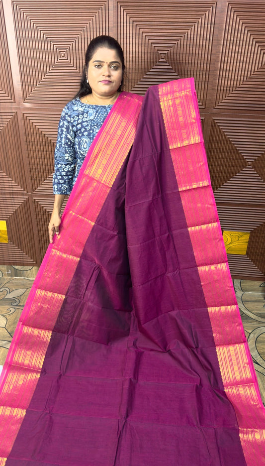 CHETTINADU COTTON SARI (dr pk) pre booking 2 weeks dispatch