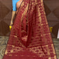 KATTAN SILK SAREE (red check) pre booking 15 days dispatch