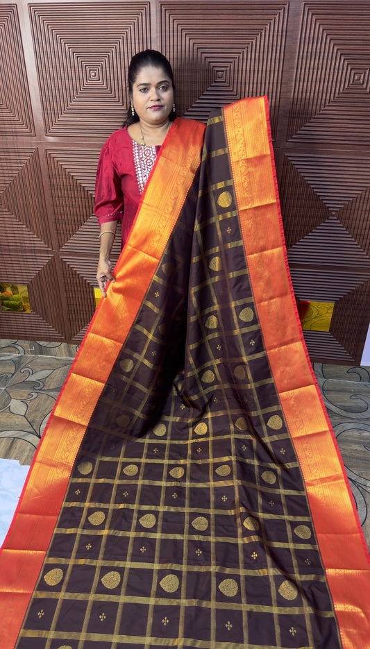PREMIUM KANCHI SILK SAREE (inspired)