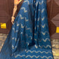 KANCHI SOFT SILK SAREE (PUREW BLUE )