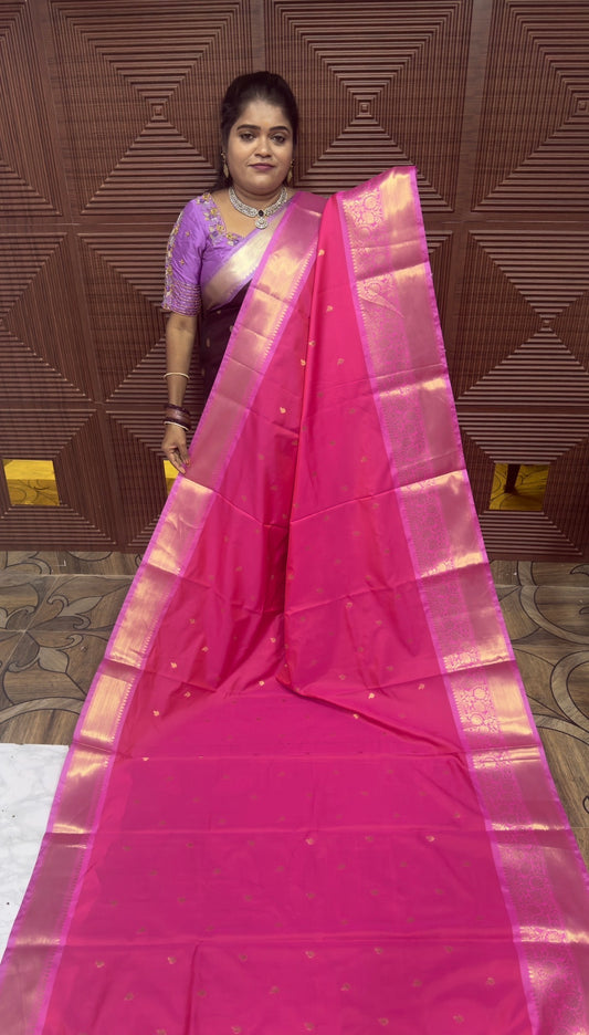 KATTAN SILK SAREE (pink)