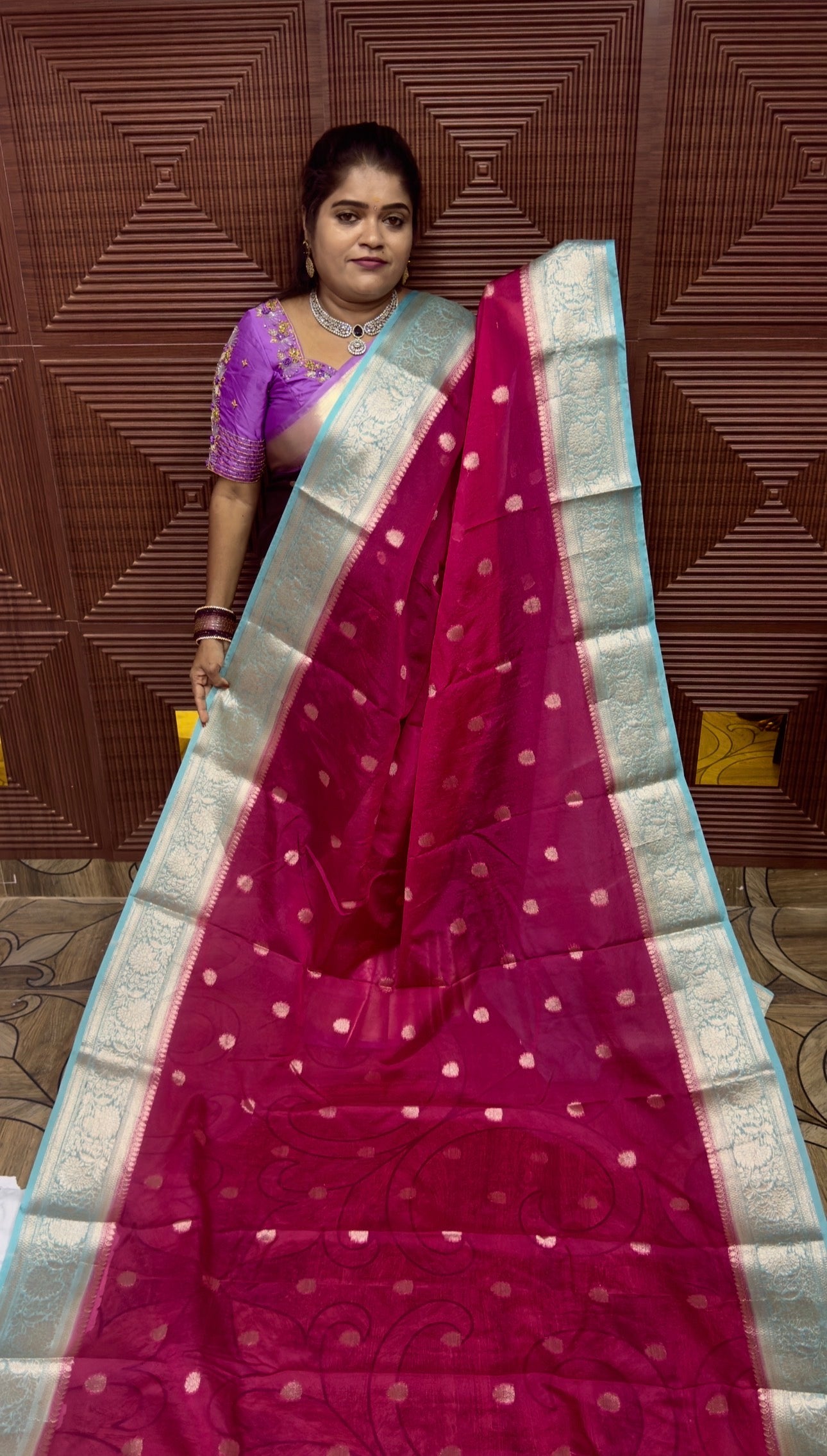 WARM SILK SAREE ( pk)