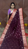 WARM SILK SAREE (wine)