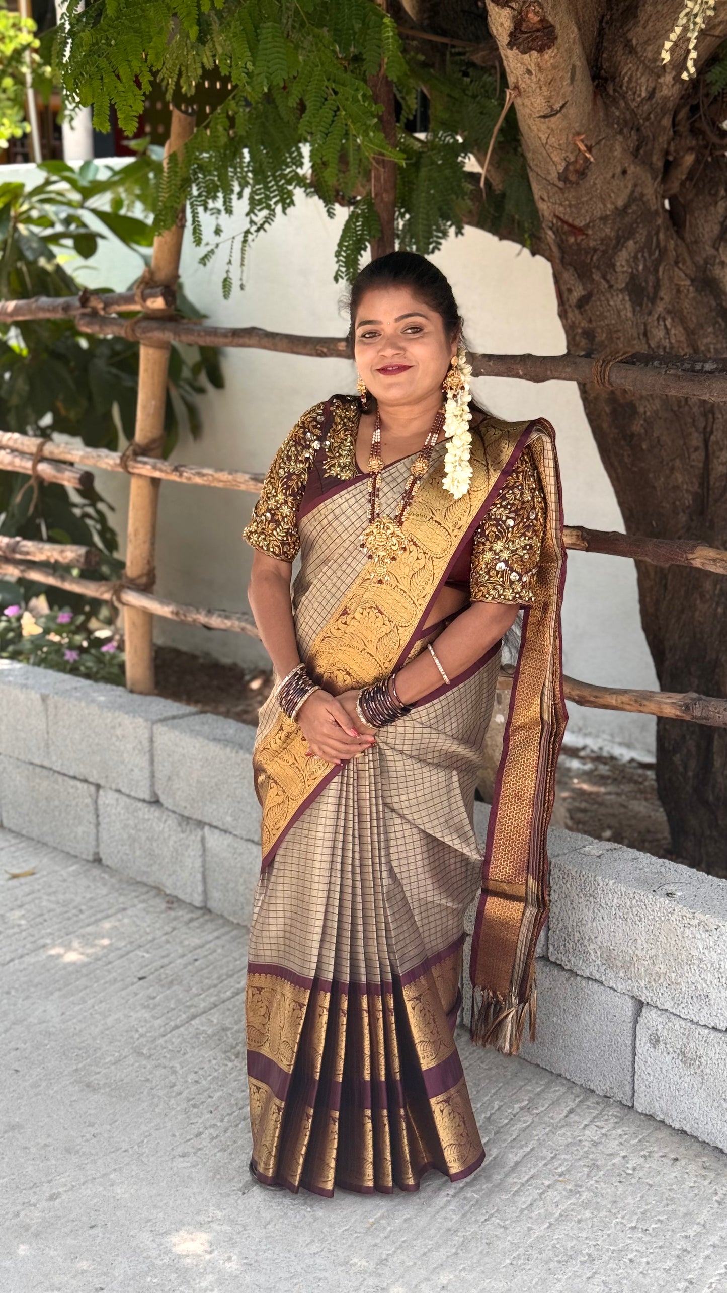 KATTAN SILK SAREE CHECKED