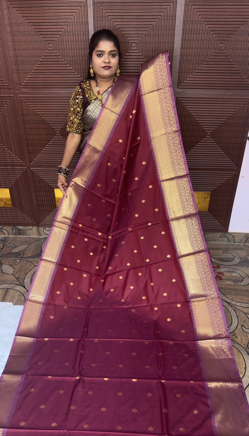 BANARASI SOFT SILK SAREE (Kp) ( PRE BOOKING ORDER - 15 DAYS  DISPATCH)