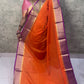 Warm Silk Saree with Contrast Blouse