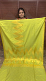 KANCHI SOFT SILK SAREE ( TE-PARROT GREEN)