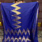 KANCHI SOFT SILK SAREE ( TE-INK BLUE)