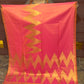 KANCHI SOFT SILK SAREE ( TE-ORANGE PINK)