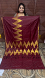KANCHI SOFT SILK SAREE ( TE-MAROON)