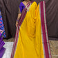 Warm Silk Saree With Contrast Blouse