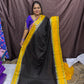 Warm Silk Saree With Contrast Blouse