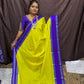 Warm Silk Saree With Contrast Blouse