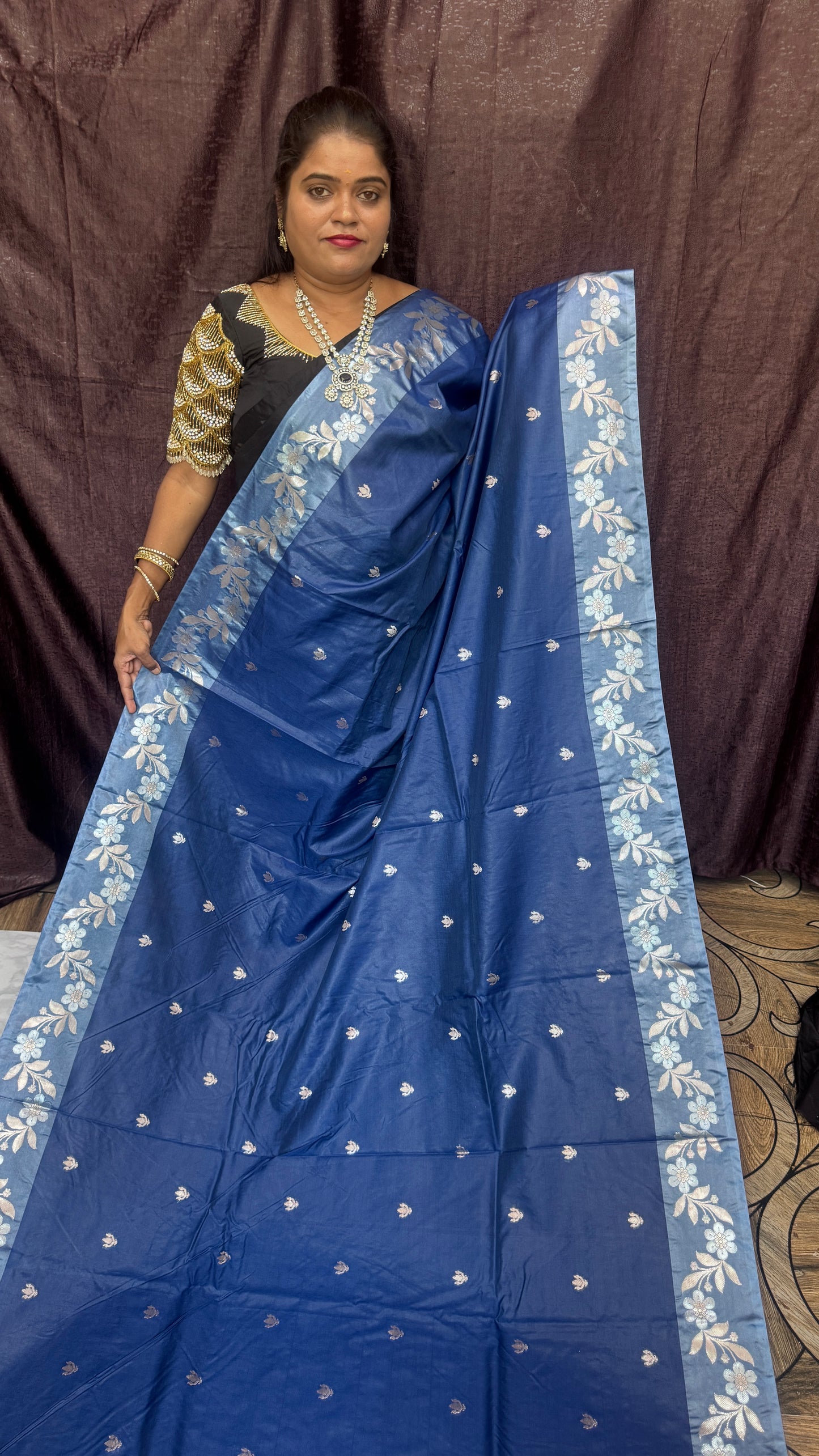 Mango Silk Saree