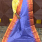 BANARASI SOFT SILK SAREE ( PURPLISH BLUE)