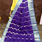 BANARASI SOFT SILK SAREE ( INDIGO)