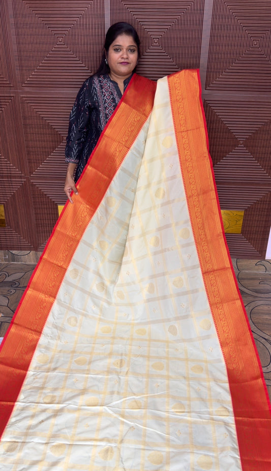 PREMIUM KANCHI SILK SAREE ( rash inspired)