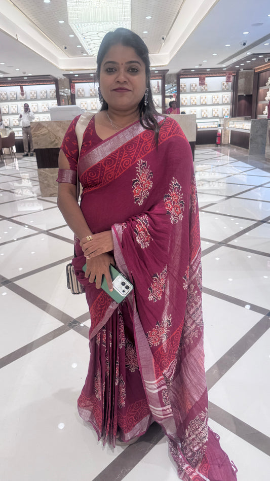 Mul Mul Cotton saree