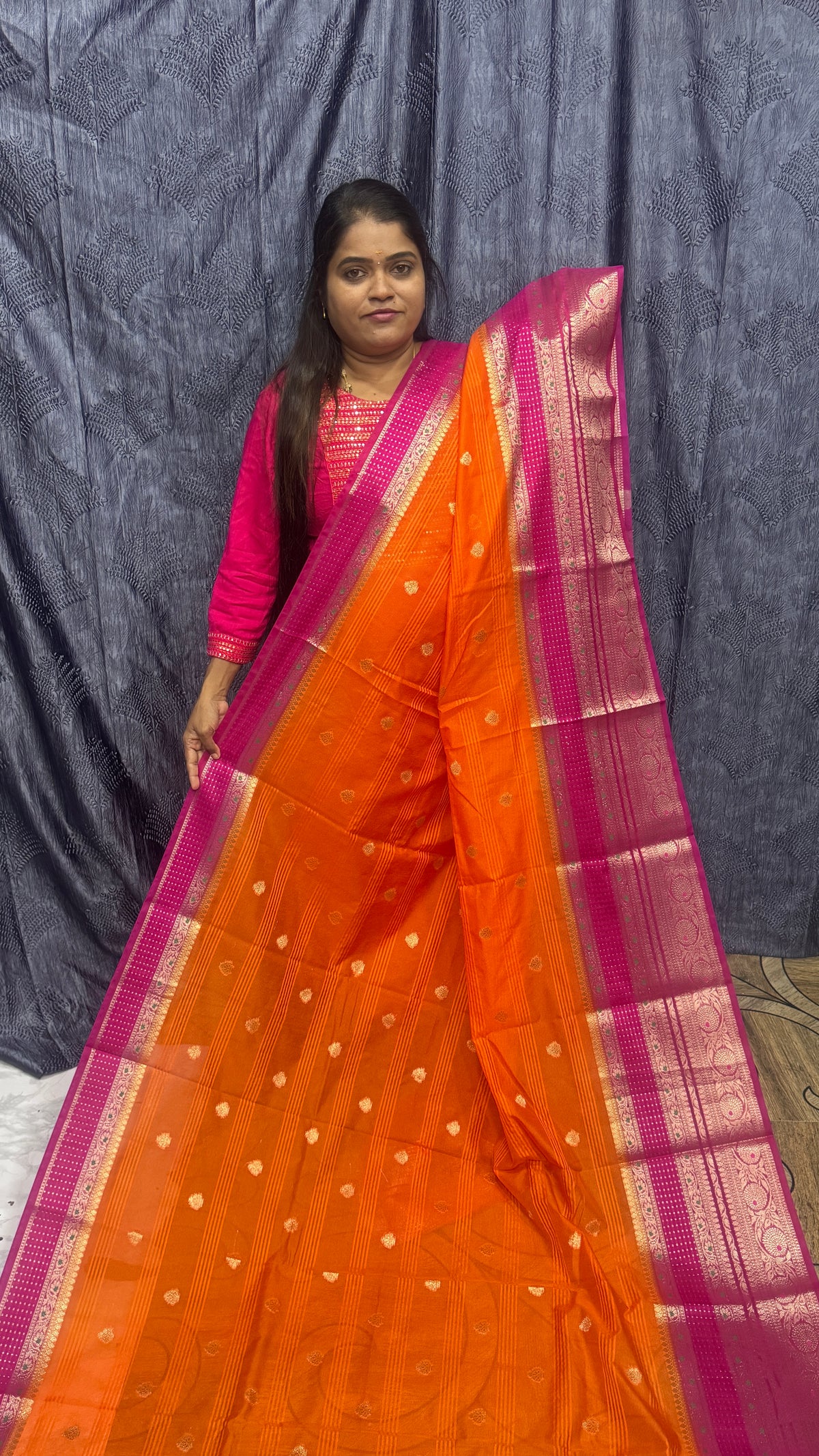 Warm silk saree