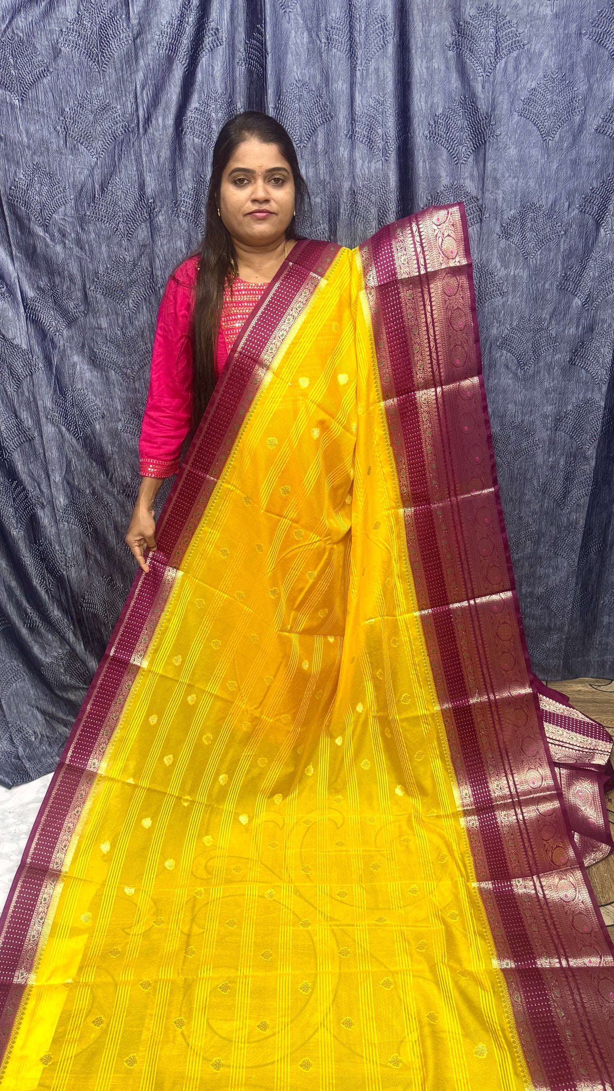 Warm silk saree