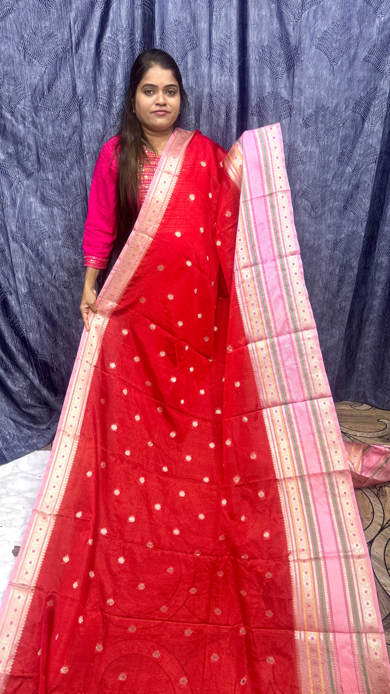 Warm silk saree