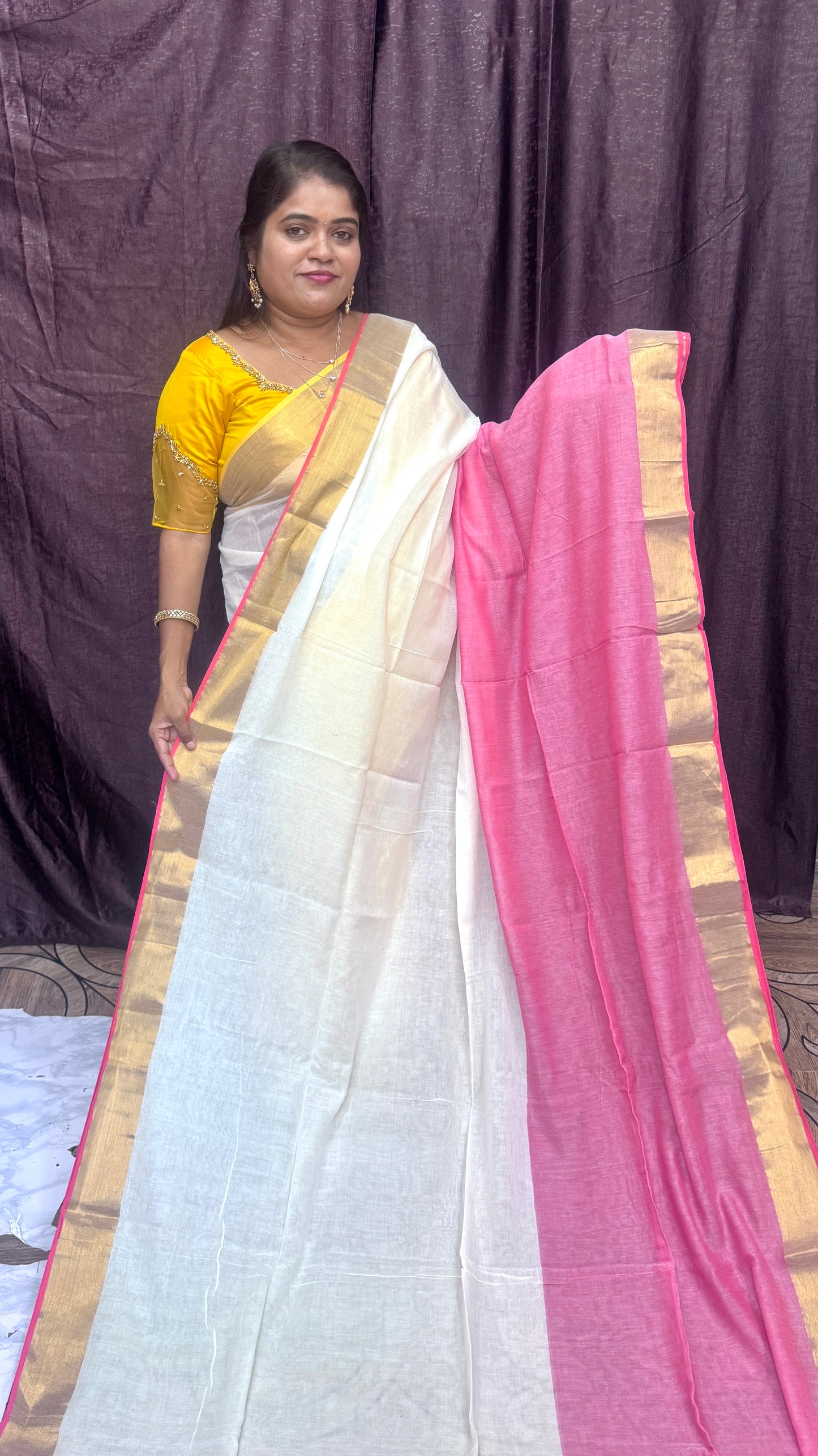 Mul Mul Cotton saree