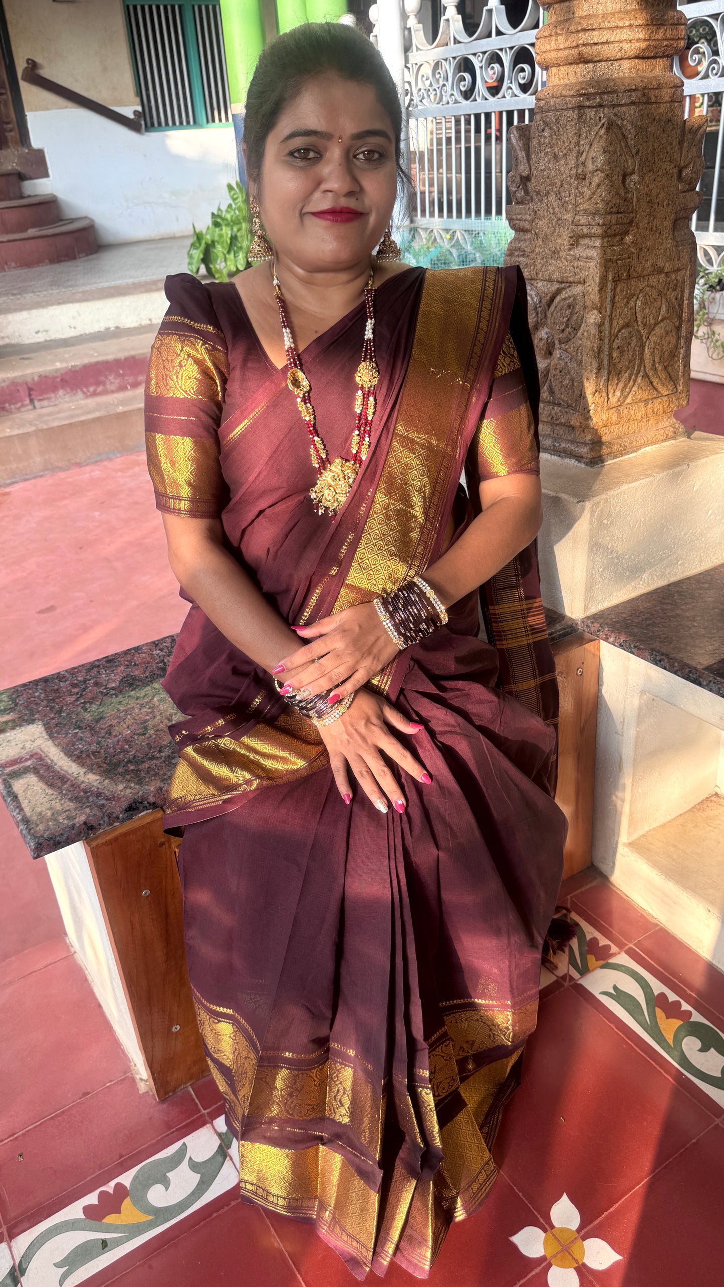 Chettinadu Cotton Saree (Simple & Elegant)