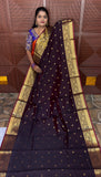 BANARASI SOFT SILK SAREE ( br )