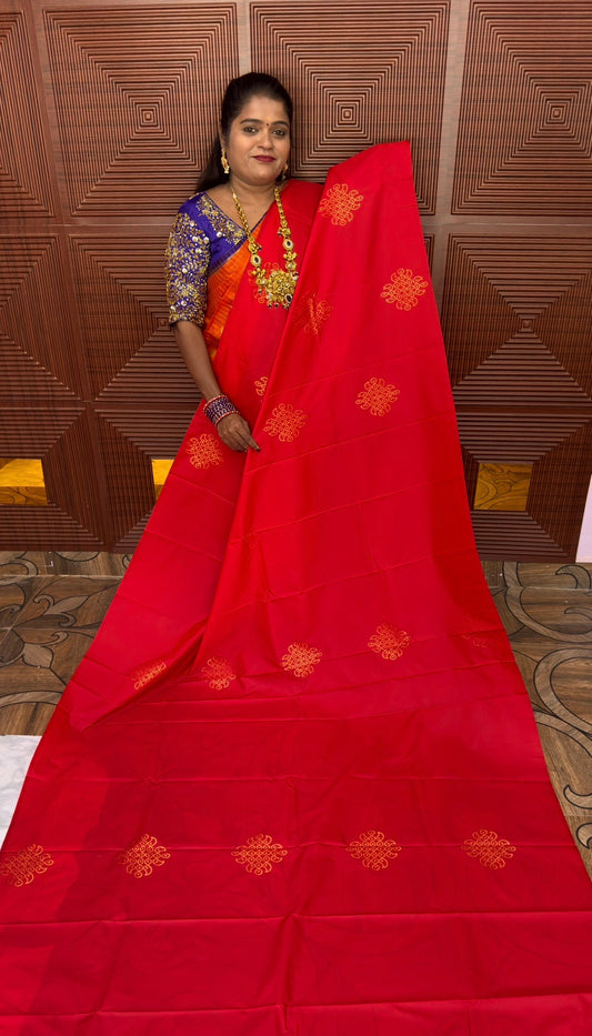Kanchi Soft Silk Saree ( Kolam)