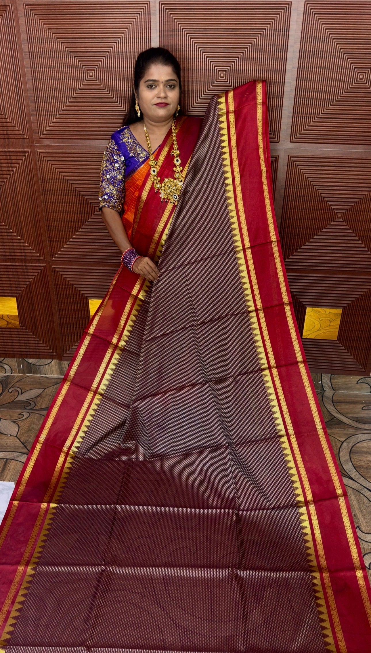 KATTAN SILK SAREE ( check )