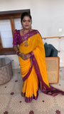 Warm silk saree Vairaoosi Pattern