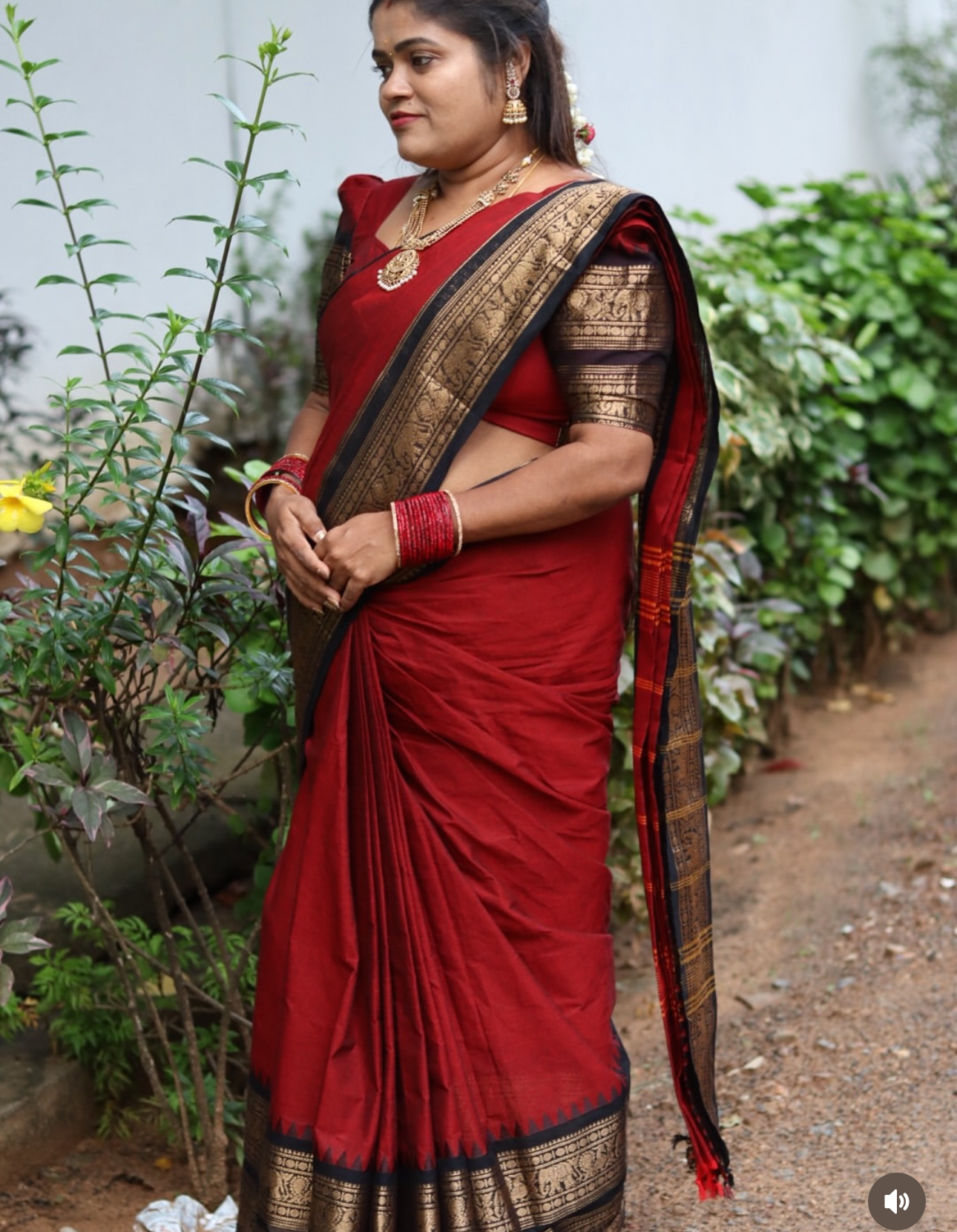 Kanchi Chettinad Cotton Saree