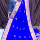 Premium Kanchi Silk saree (Blue)