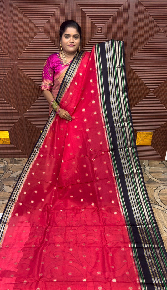 Warm silk saree (R/B) PRE BOOKING 15 DAYS DISPATCH