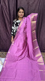 Banarasi Soft silk saree ( Pinkish Purple ) #d648d7