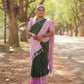 KANCHI SILK SAREE ( botle grrn )