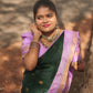 KANCHI SILK SAREE ( botle grrn )