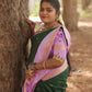 KANCHI SILK SAREE ( botle grrn )