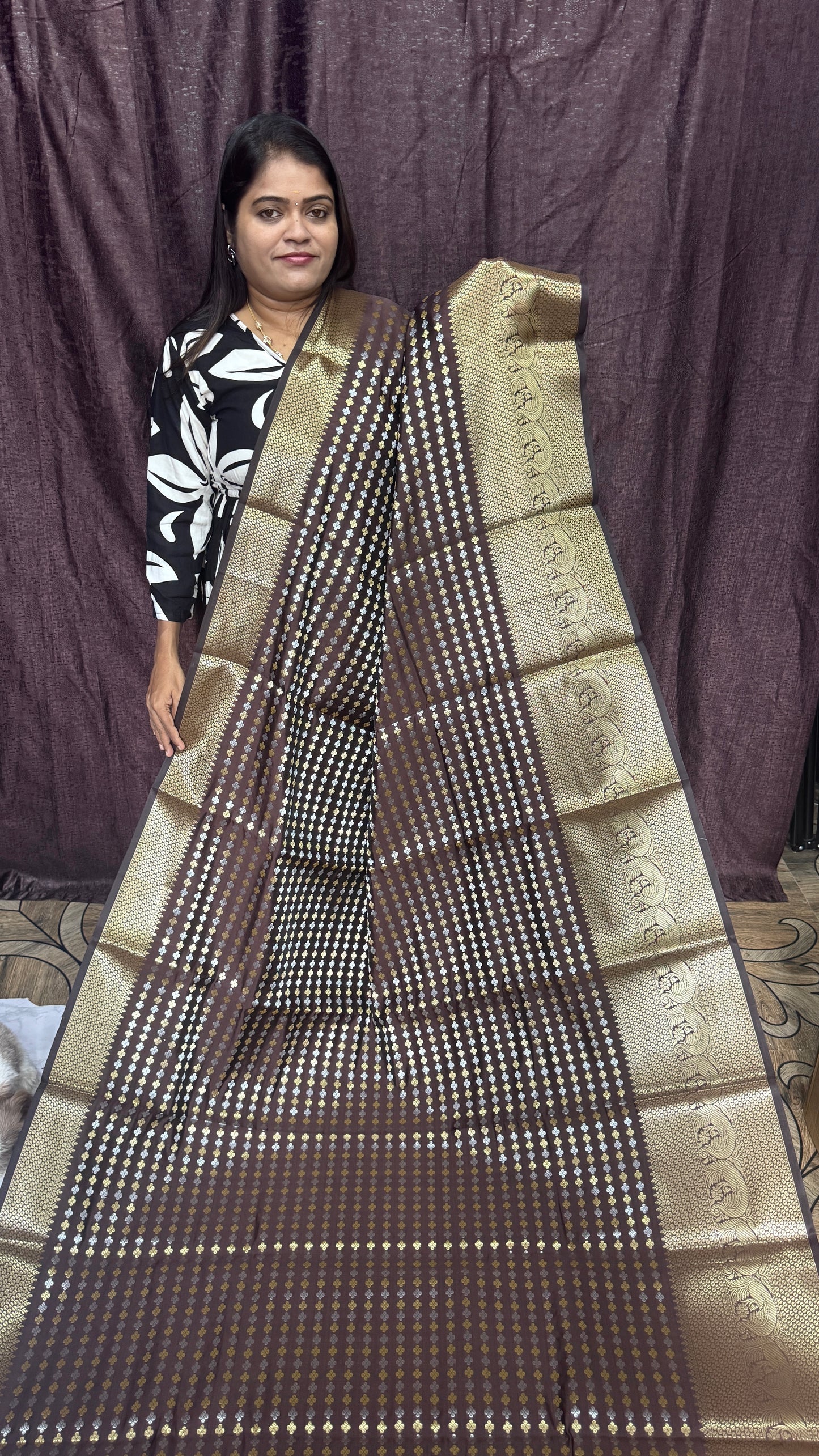 Kattan Silk saree ( Brown)