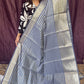 KATTAN SILK SAREE ( Grey)